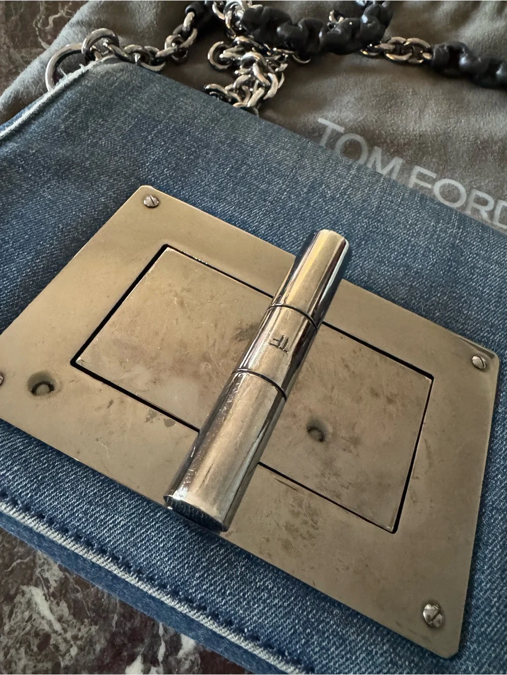 Tom Ford Natalia Denim Bag Handbag